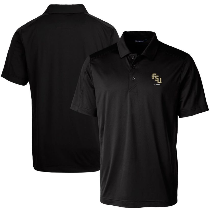NCAA Florida State Seminoles Alumni Logo Prospect Textured Stretch Polo