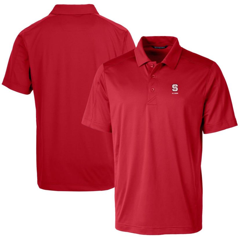 NCAA NC State Wolfpack Alumni Logo Prospect Textured Stretch Polo