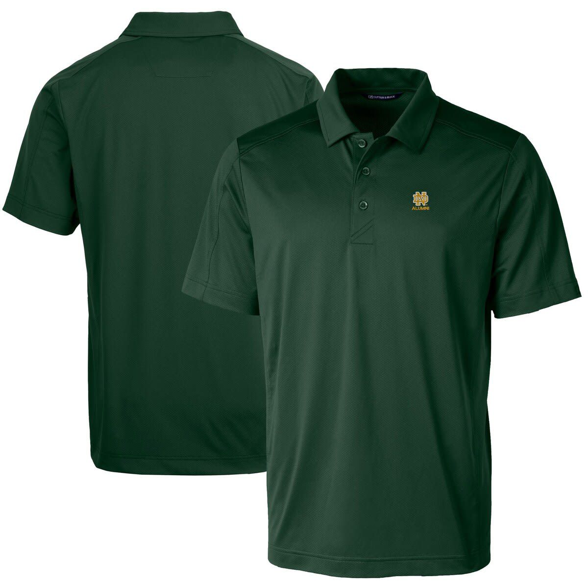 NCAA Notre Dame Fighting Irish Alumni Logo Prospect Textured Stretch Polo