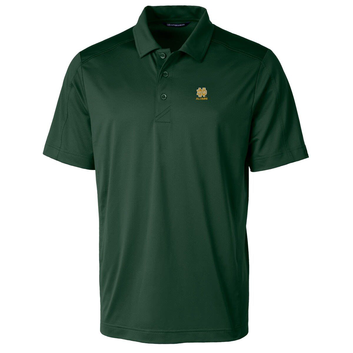 NCAA Notre Dame Fighting Irish Alumni Logo Prospect Textured Stretch Polo