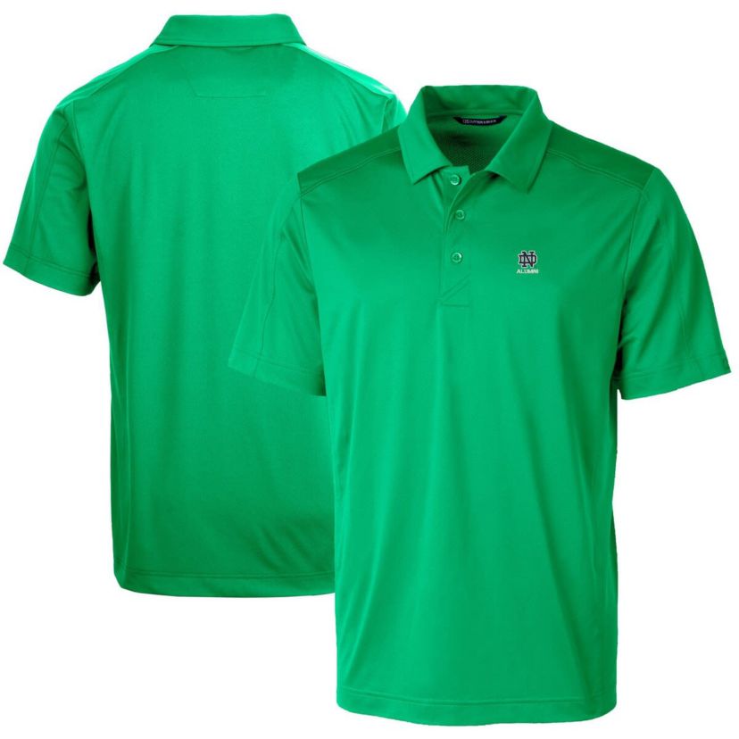 NCAA Notre Dame Fighting Irish Alumni Logo Prospect Textured Stretch Polo