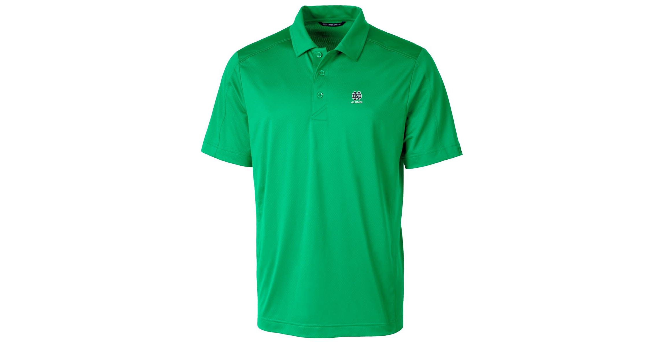 NCAA Notre Dame Fighting Irish Alumni Logo Prospect Textured Stretch Polo