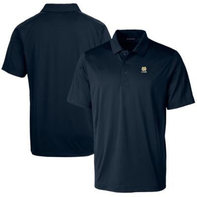 Cutter & Buck Men's NCAA Notre Dame Fighting Irish Alumni Logo Prospect Textured Stretch Polo, Navy Blue, 3XL