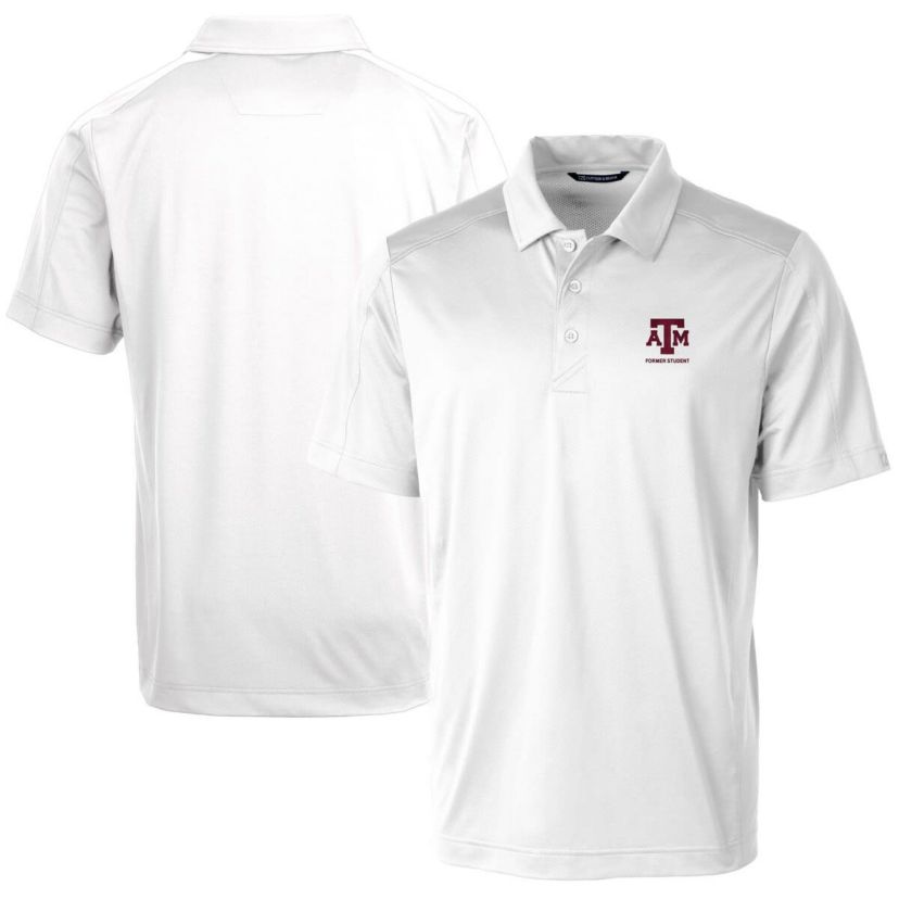 NCAA Texas A&M Aggies Alumni Logo Prospect Textured Stretch Polo