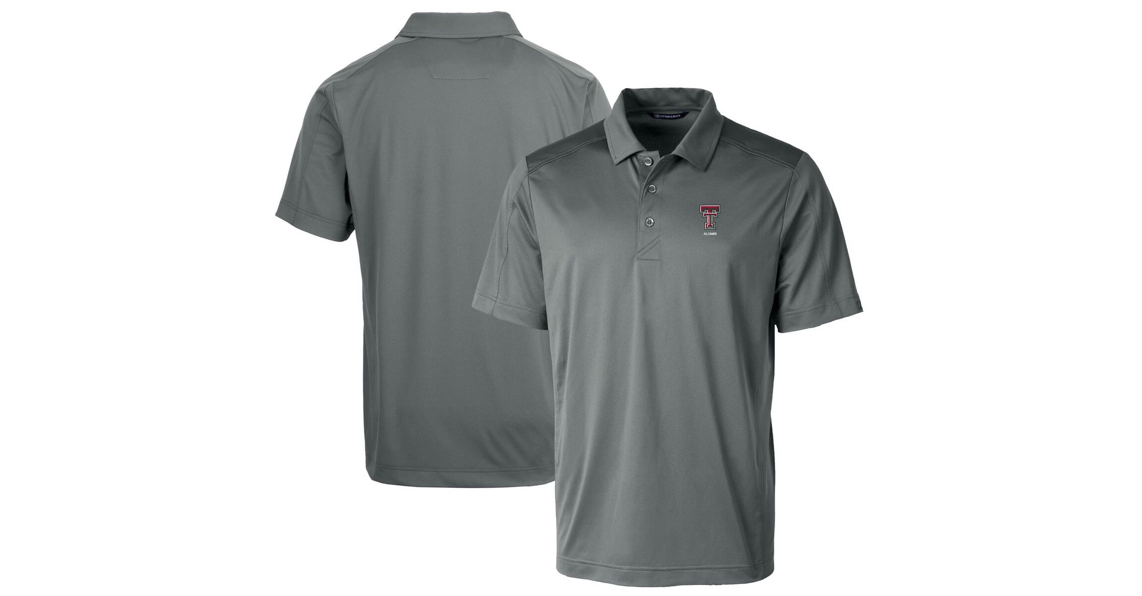Texas Tech Red Raiders NCAA Texas Tech Raiders Alumni Logo Prospect Textured Stretch Polo