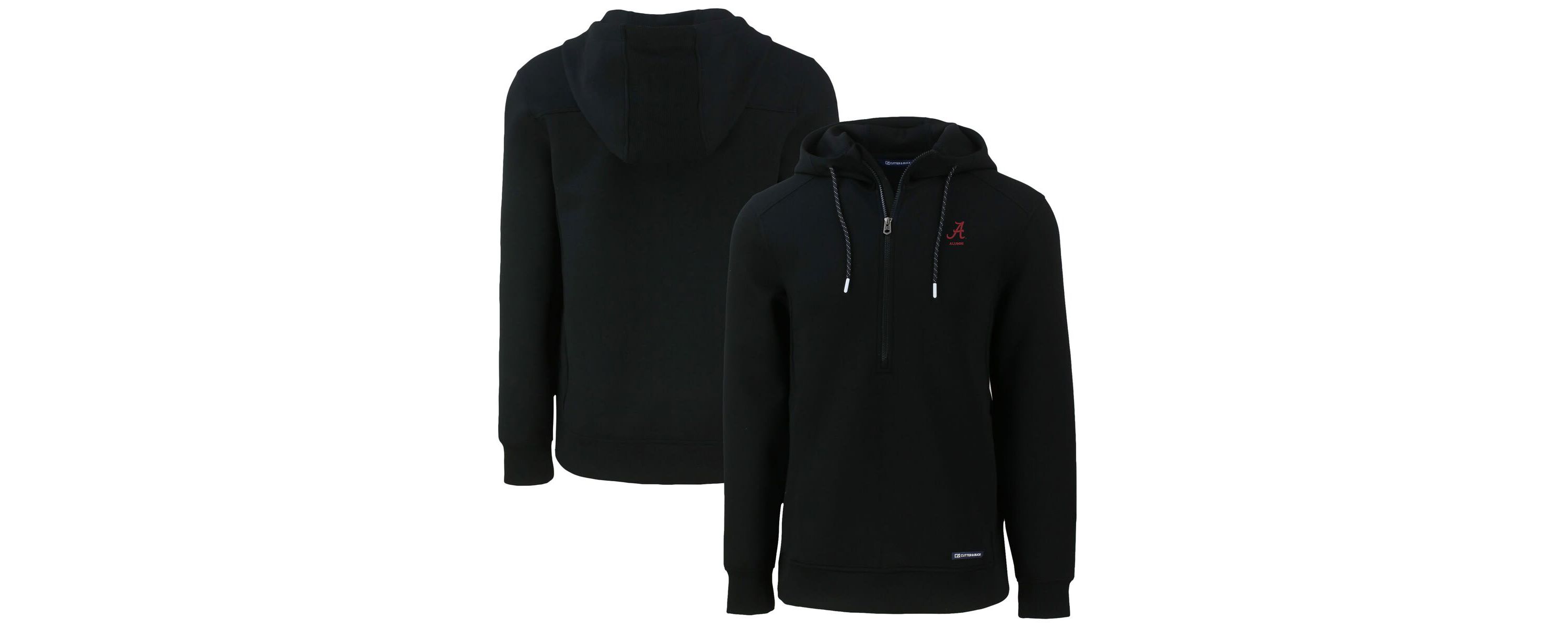 Alabama Crimson Tide NCAA Alabama Tide Alumni Logo Roam Eco Recycled Half-Zip Pullover Hoodie