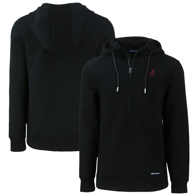 Alabama Crimson Tide NCAA Alabama Tide Alumni Logo Roam Eco Recycled Half-Zip Pullover Hoodie