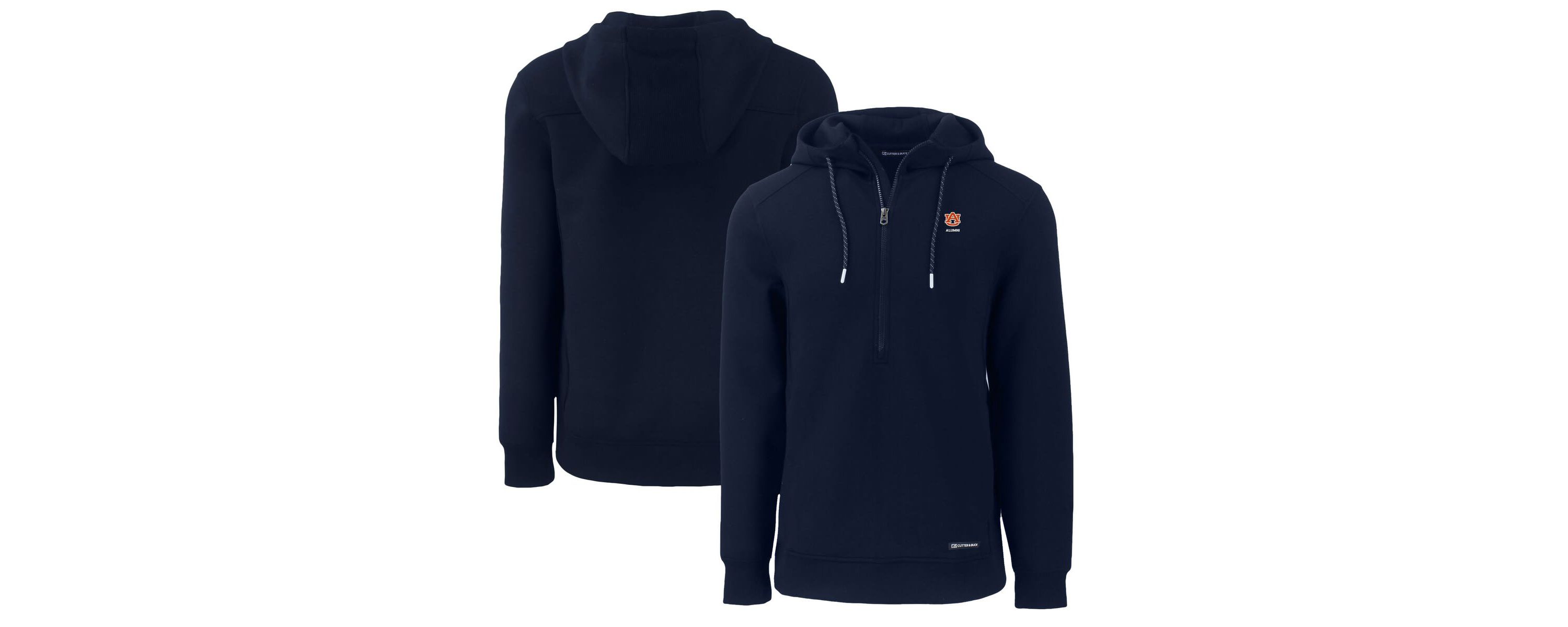 NCAA Auburn Tigers Roam Eco Recycled Half-Zip Pullover Hoodie