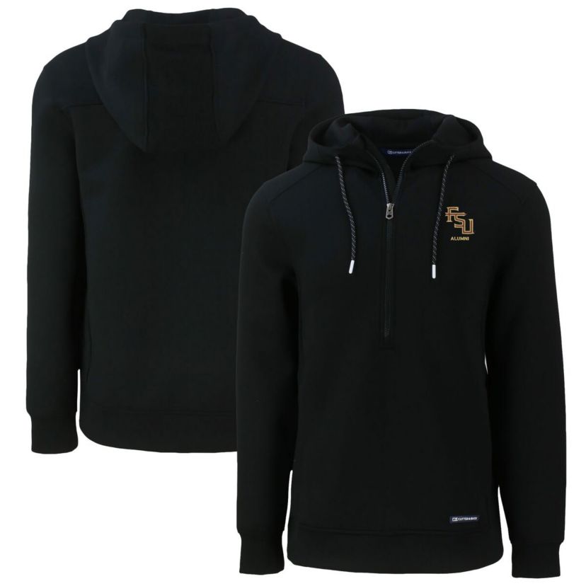 NCAA Florida State Seminoles Alumni Logo Roam Eco Recycled Half-Zip Pullover Hoodie