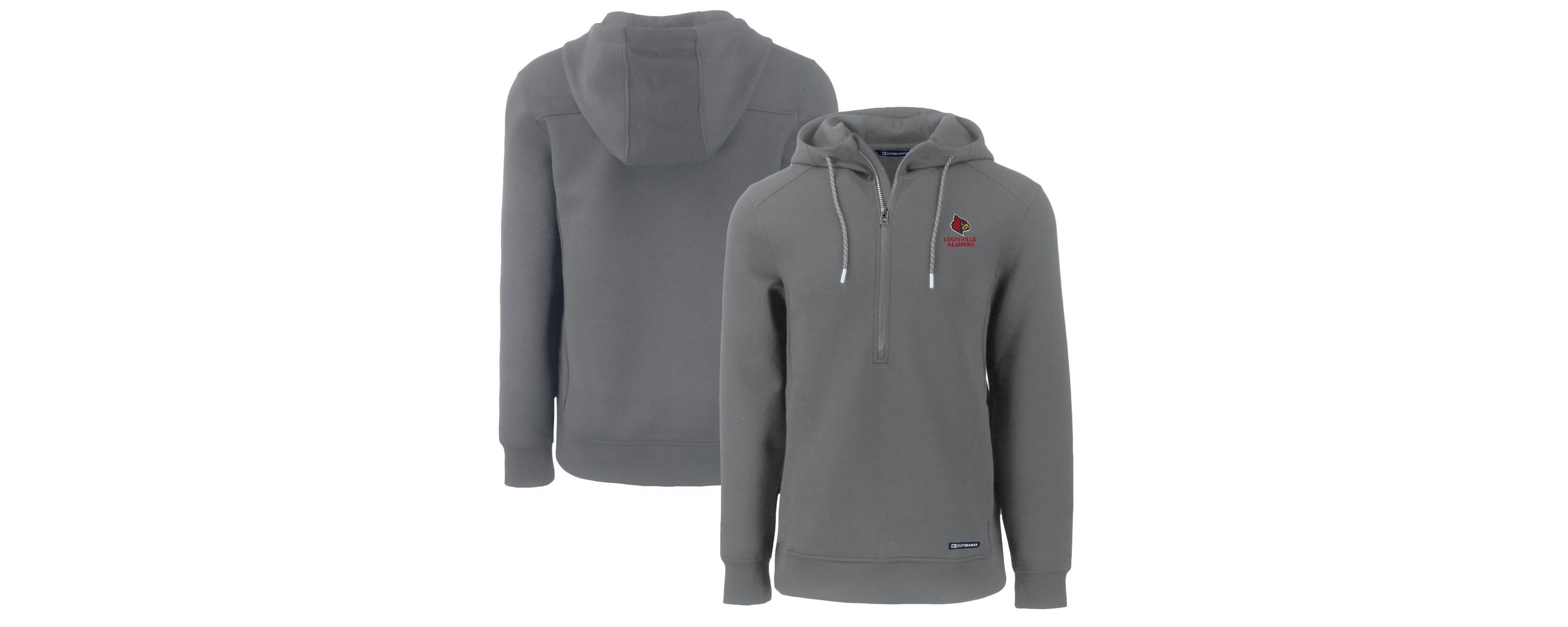 NCAA Louisville Cardinals Alumni Logo Roam Eco Recycled Half-Zip Pullover Hoodie