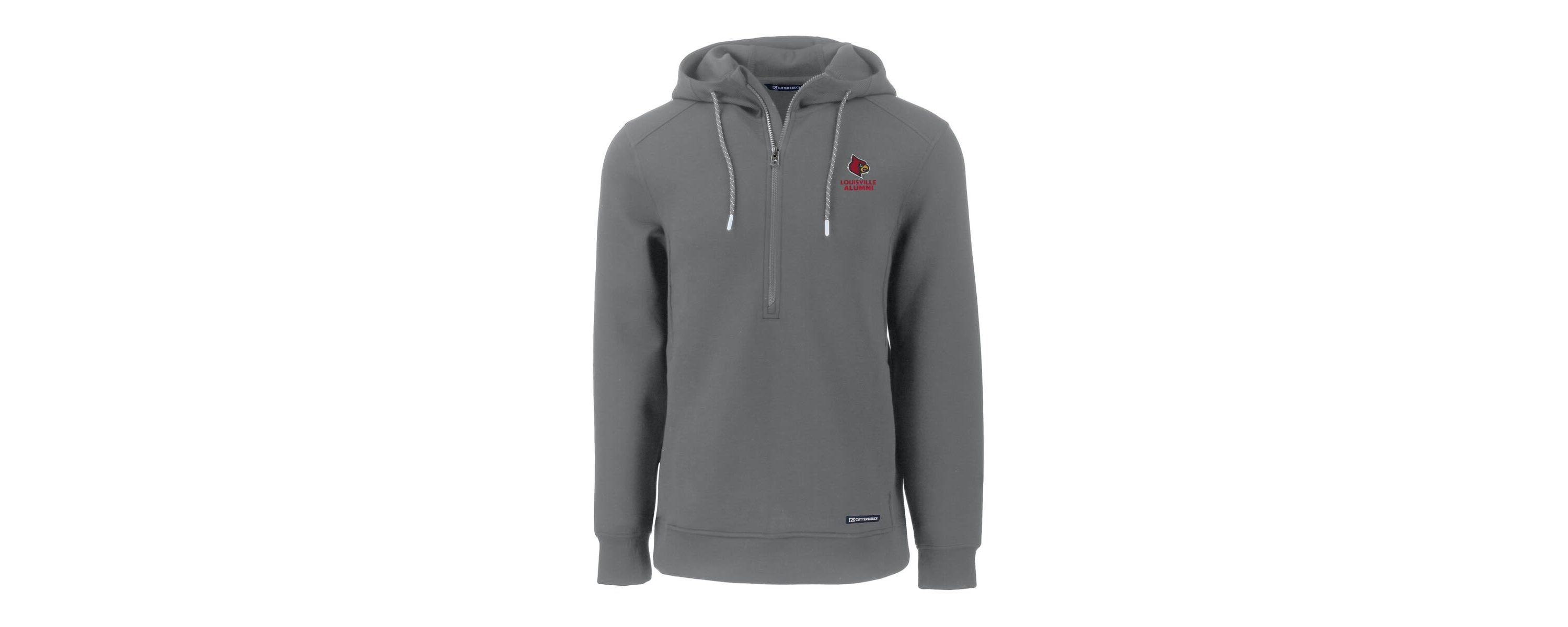 NCAA Louisville Cardinals Alumni Logo Roam Eco Recycled Half-Zip Pullover Hoodie