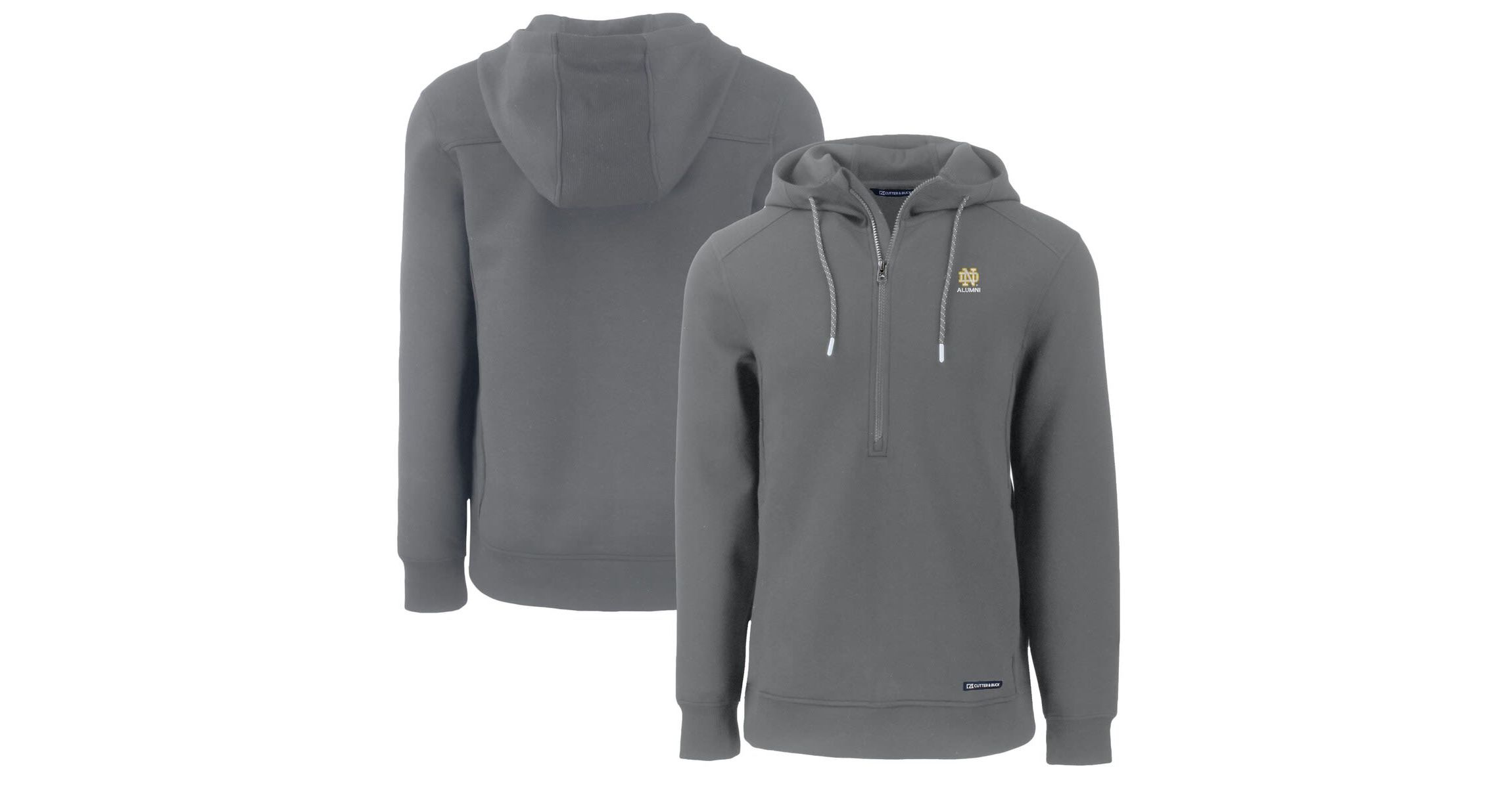 NCAA Notre Dame Fighting Irish Alumni Logo Roam Eco Recycled Half-Zip Pullover Hoodie
