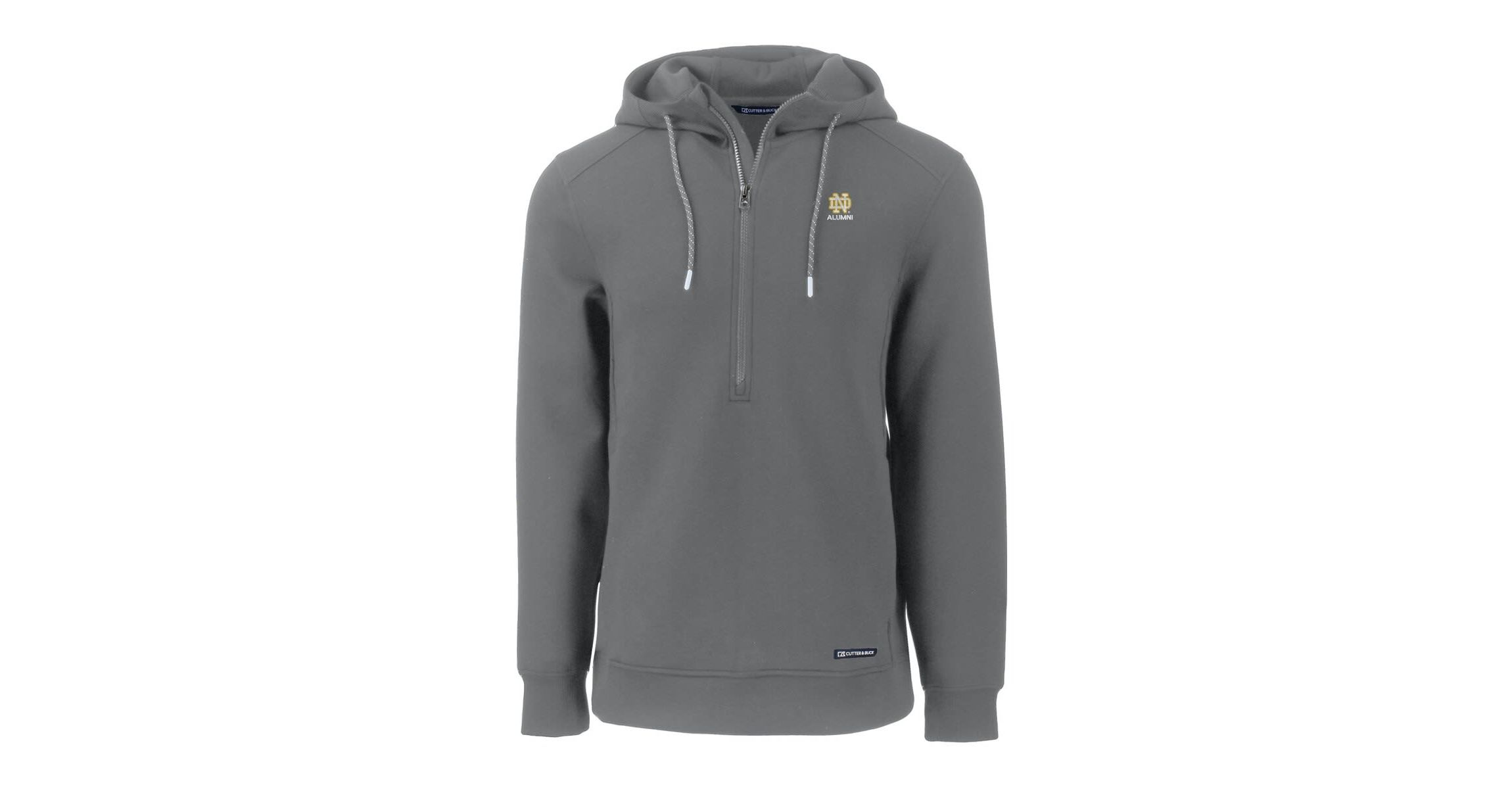 NCAA Notre Dame Fighting Irish Alumni Logo Roam Eco Recycled Half-Zip Pullover Hoodie