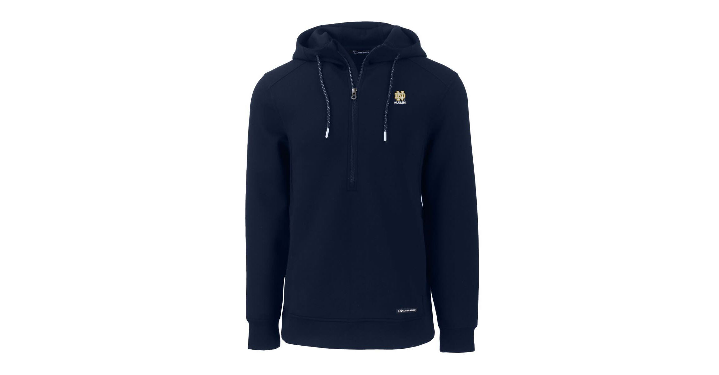 NCAA Notre Dame Fighting Irish Alumni Logo Roam Eco Recycled Half-Zip Pullover Hoodie