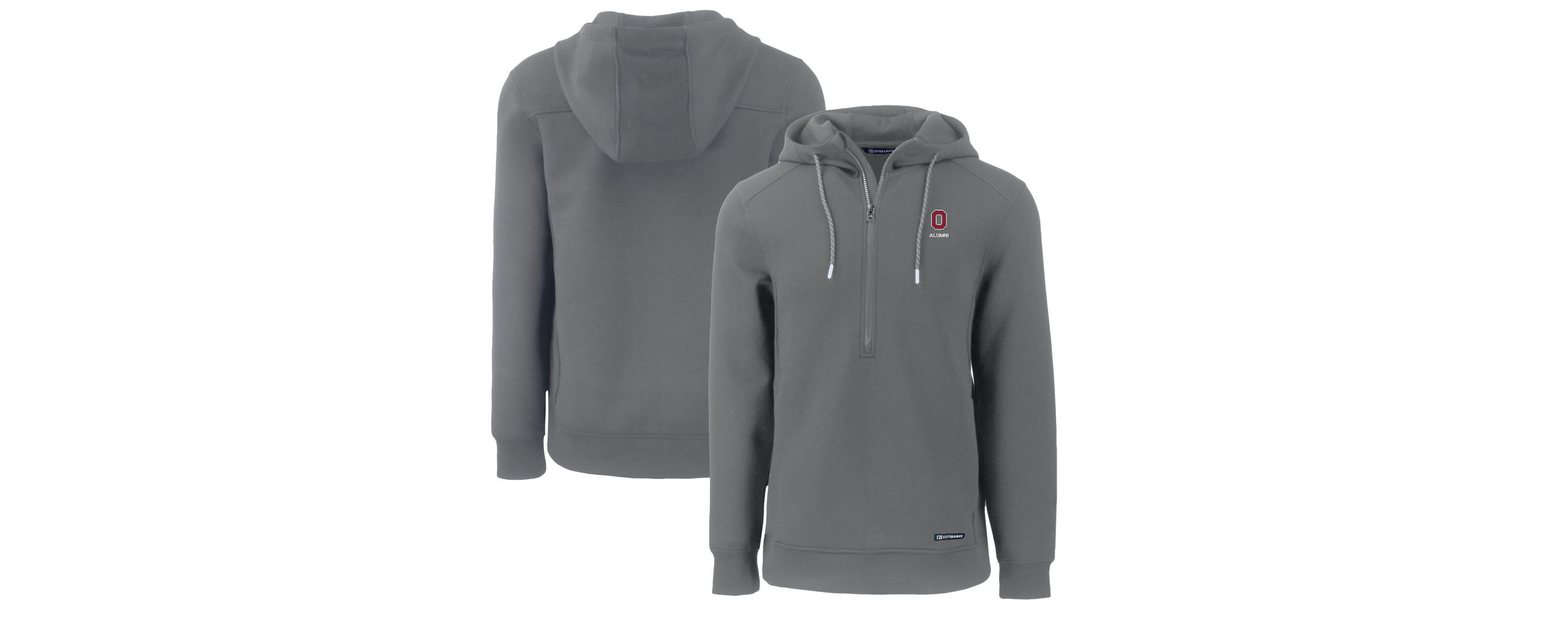 NCAA Ohio State Buckeyes Alumni Logo Roam Eco Recycled Half-Zip Pullover Hoodie
