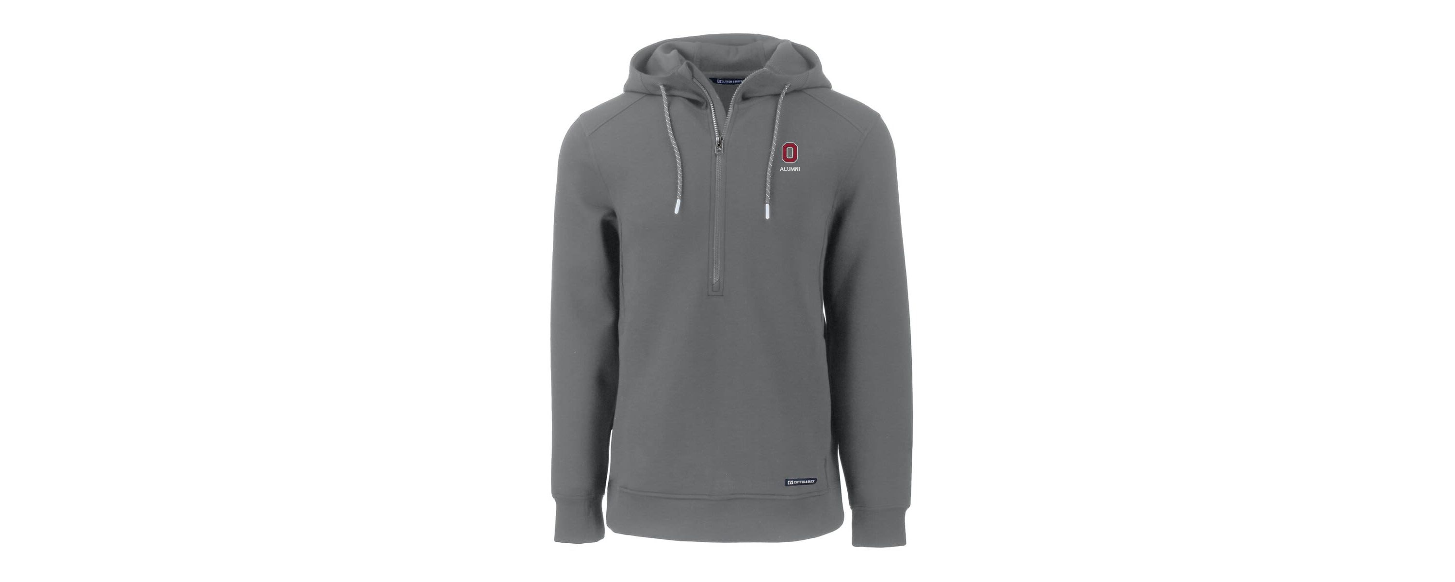 NCAA Ohio State Buckeyes Alumni Logo Roam Eco Recycled Half-Zip Pullover Hoodie