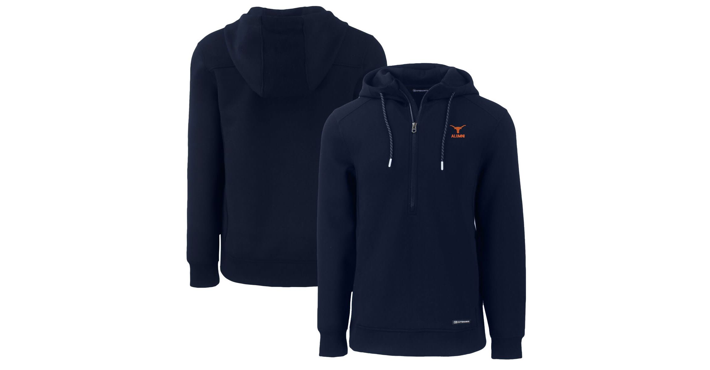 NCAA Texas Longhorns Alumni Logo Roam Eco Recycled Half-Zip Pullover Hoodie