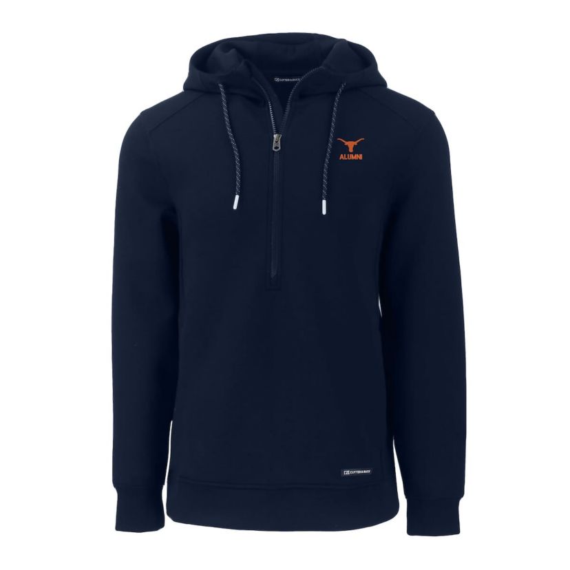 NCAA Texas Longhorns Alumni Logo Roam Eco Recycled Half-Zip Pullover Hoodie