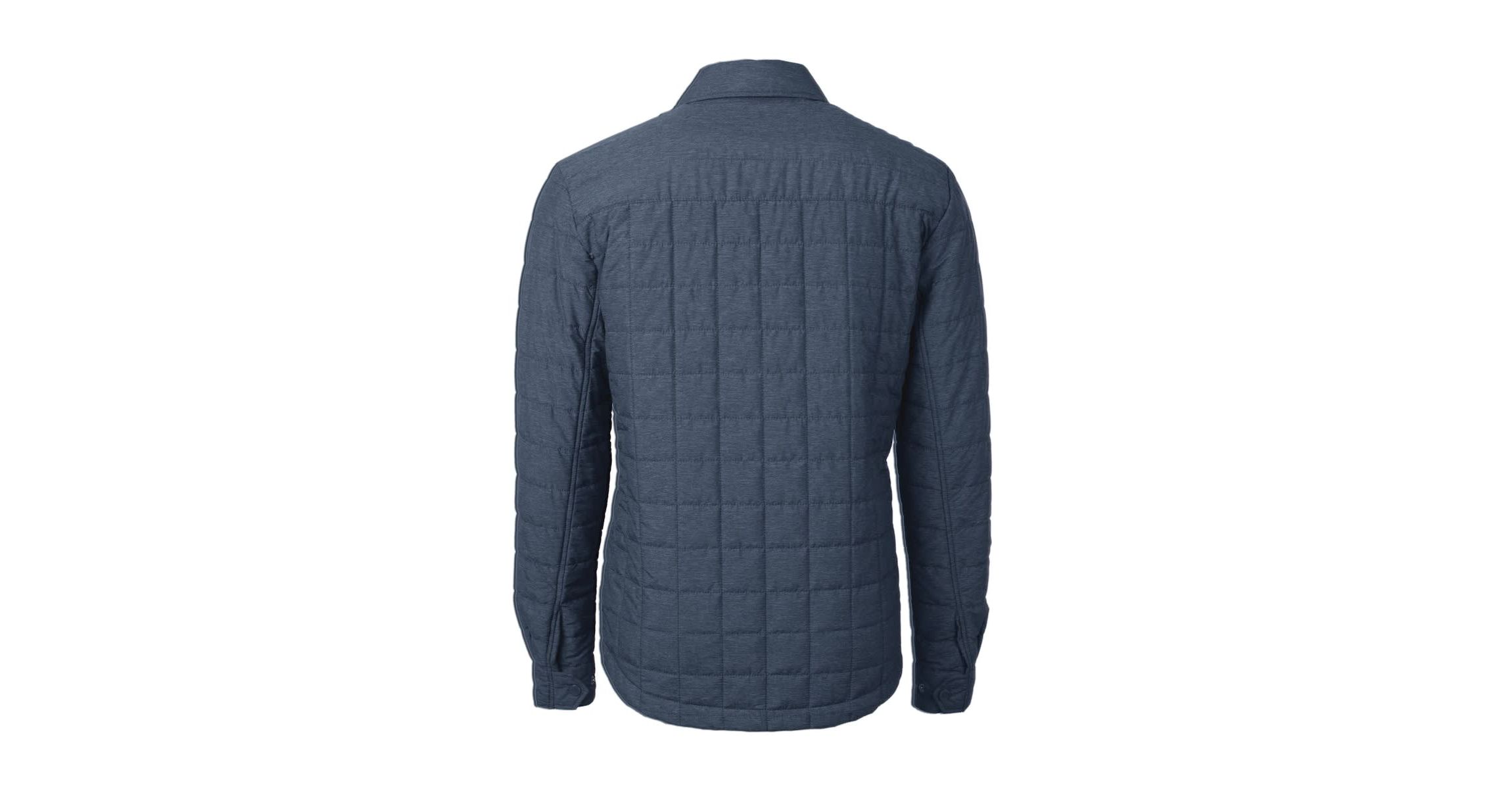 NCAA Notre Dame Fighting Irish Alumni Logo Rainier PrimaLoft Eco Insulated Quilted Button-Up Shacket
