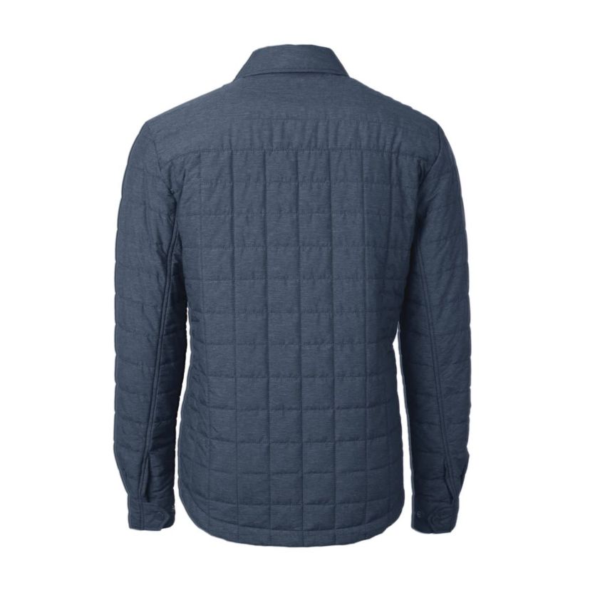 NCAA Notre Dame Fighting Irish Alumni Logo Rainier PrimaLoft Eco Insulated Quilted Button-Up Shacket