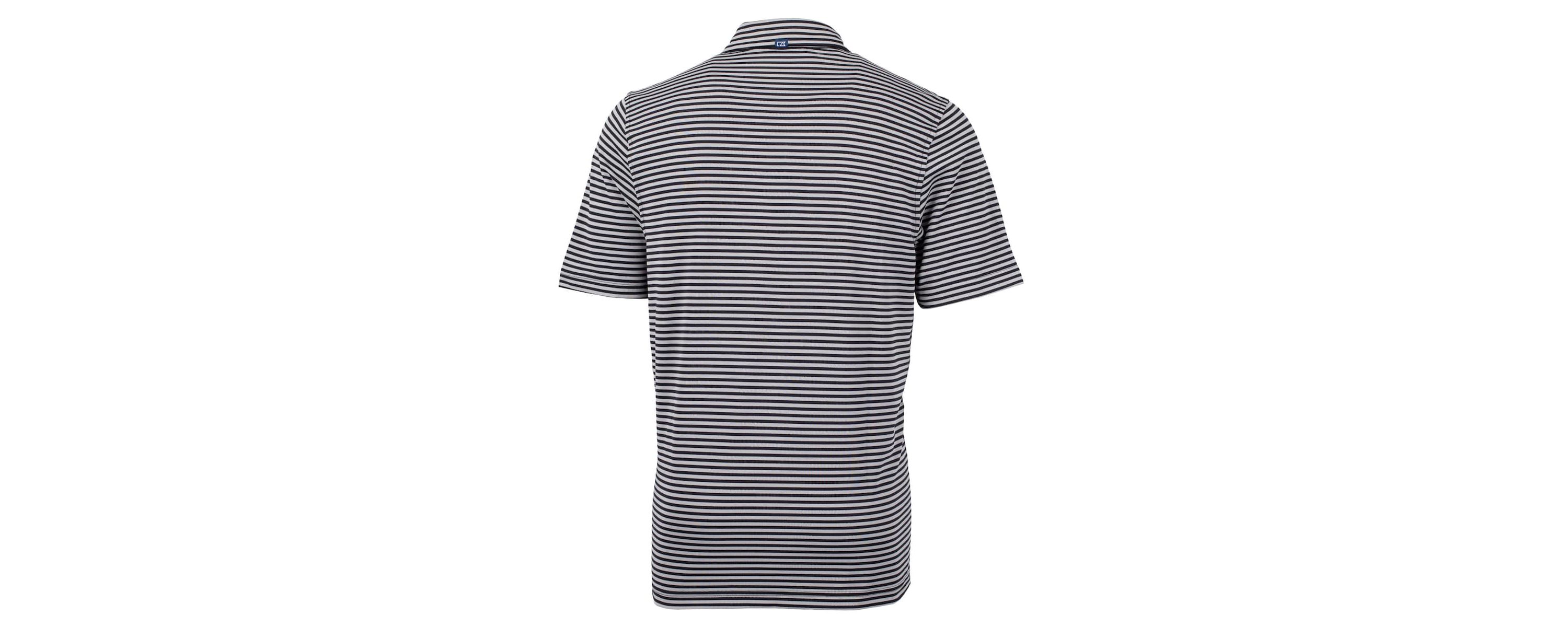 NCAA Oklahoma State Cowboys Alumni Logo Virtue Eco Pique Stripe Recycled Polo