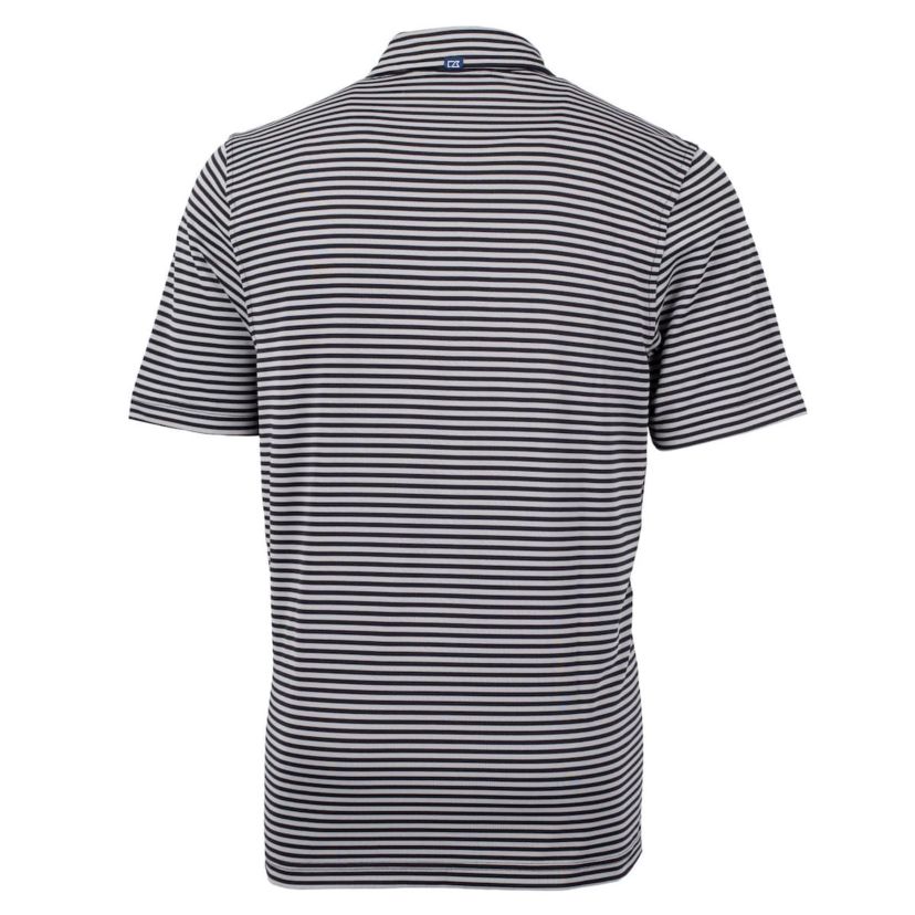NCAA Oklahoma State Cowboys Alumni Logo Virtue Eco Pique Stripe Recycled Polo