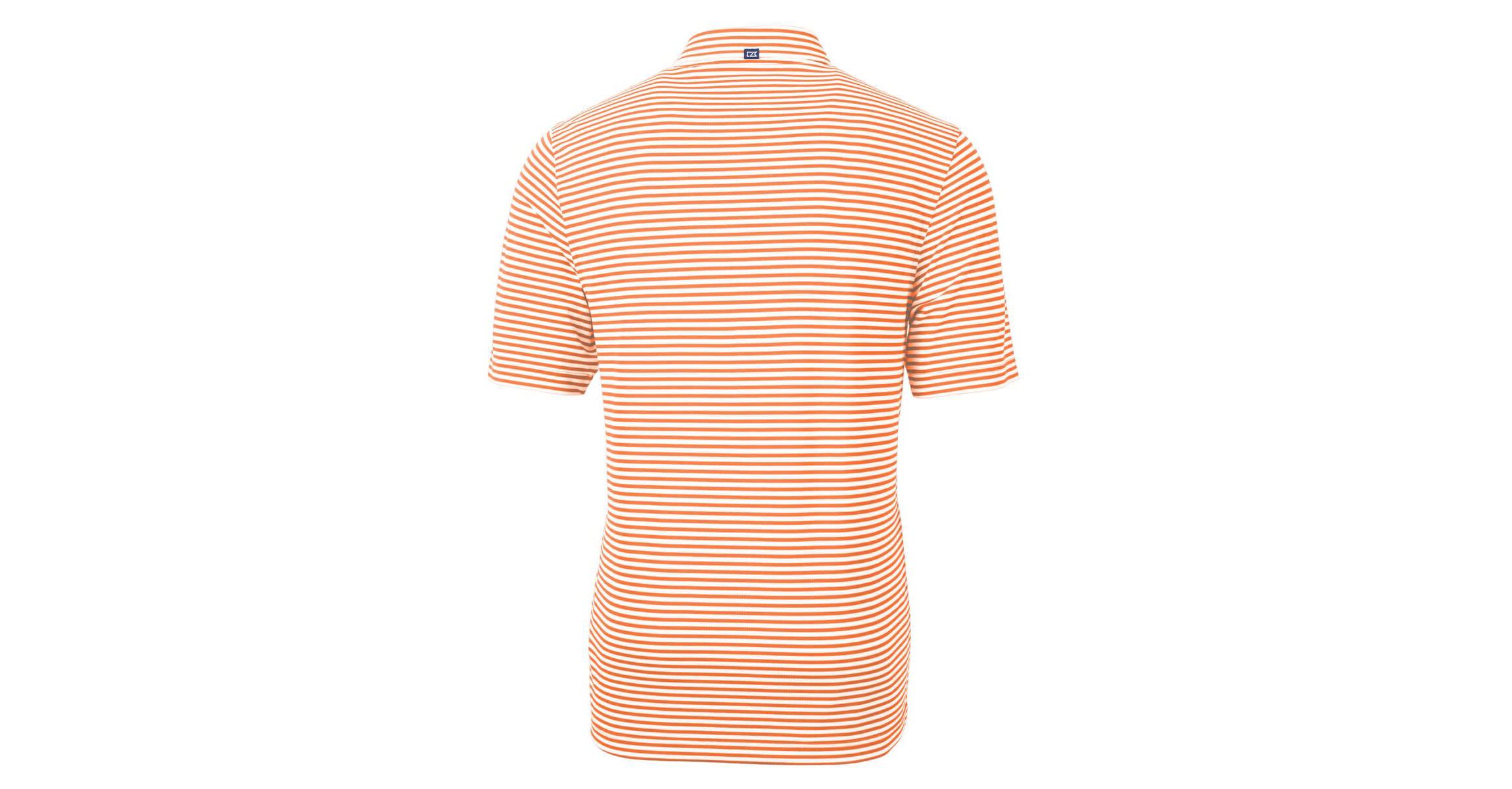 NCAA Tennessee Tennessee Volunteers Alumni Logo Virtue Eco Pique Stripe Recycled Polo