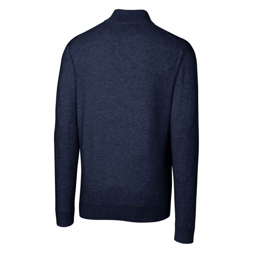 NCAA North Carolina Tar Heels Alumni Logo Lakemont Tri-Blend Quarter-Zip Pullover Sweater