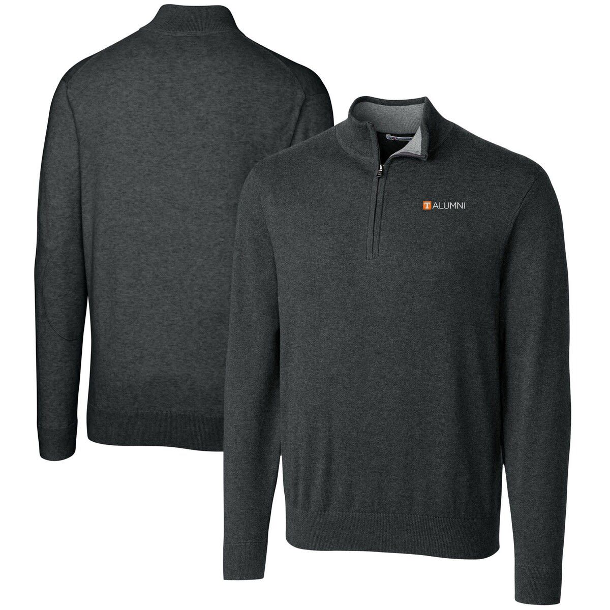 NCAA Tennessee Volunteers Alumni Logo Lakemont Tri-Blend Quarter-Zip Pullover Sweater