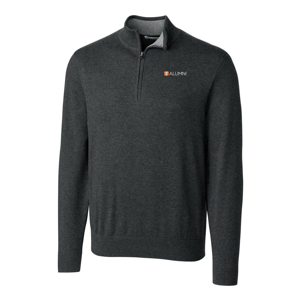 NCAA Tennessee Volunteers Alumni Logo Lakemont Tri-Blend Quarter-Zip Pullover Sweater