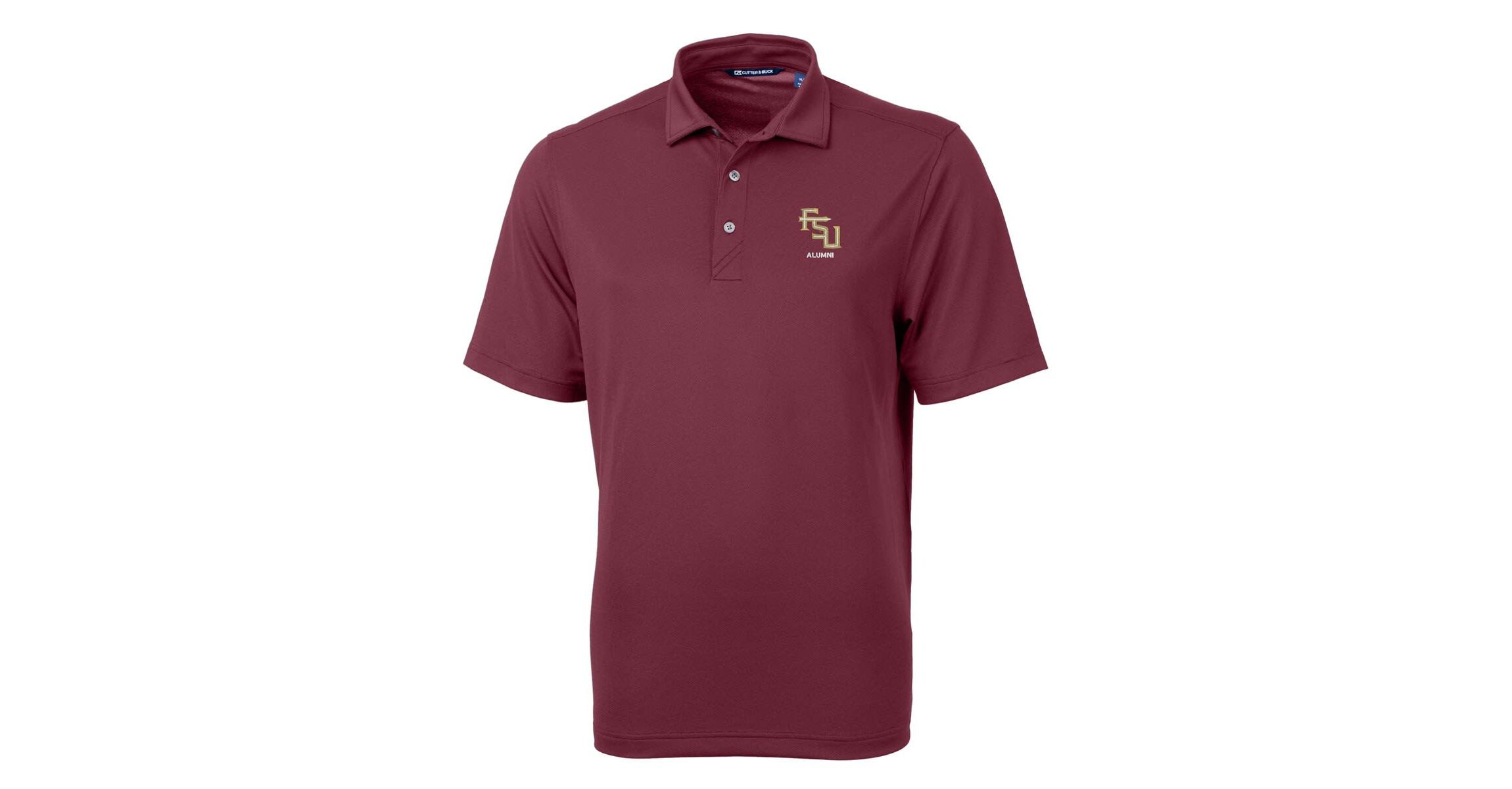 NCAA Florida State Seminoles Alumni Logo Virtue Eco Pique Recycled Polo