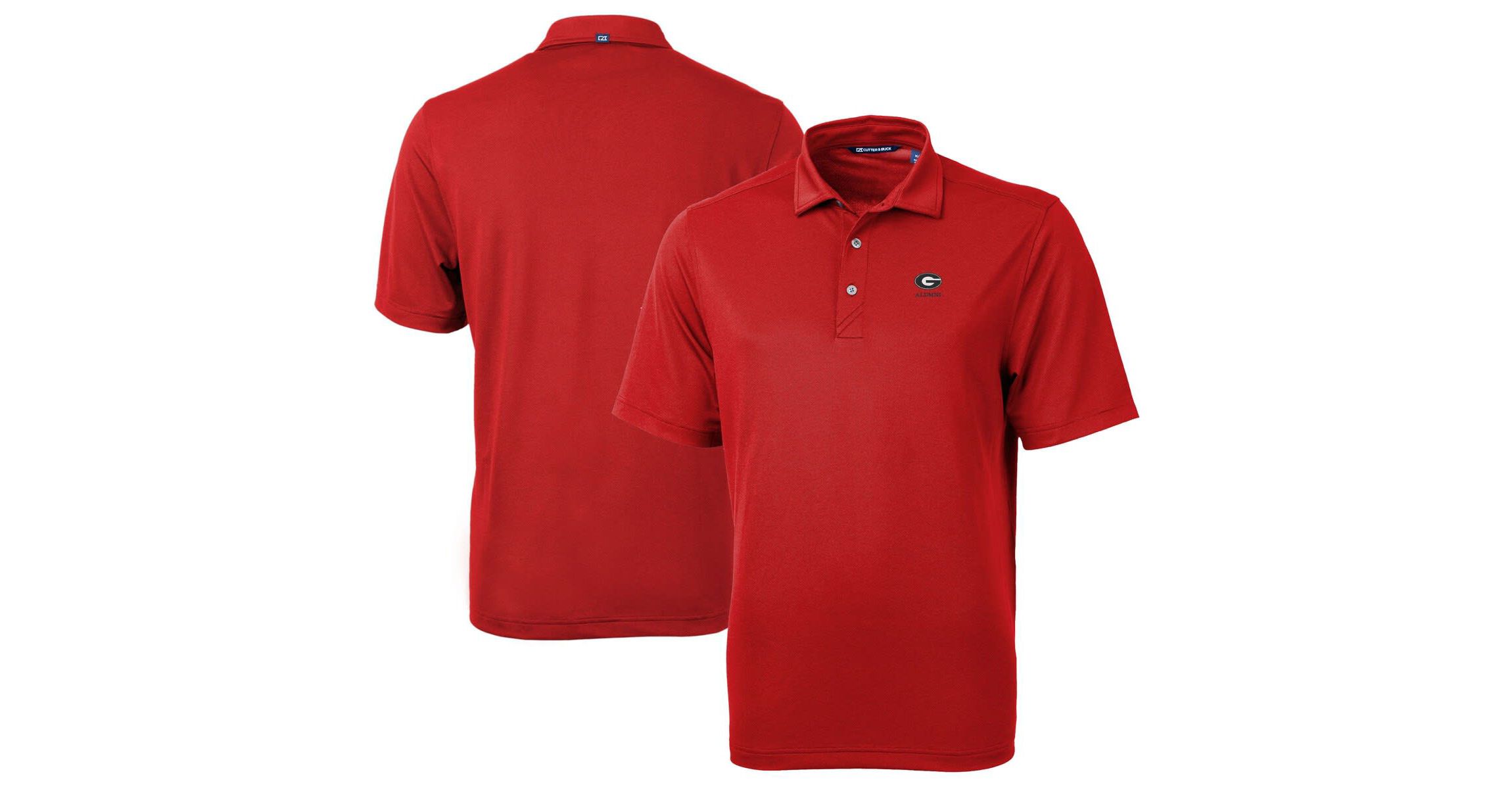 NCAA Georgia Bulldogs Alumni Logo Virtue Eco Pique Recycled Polo