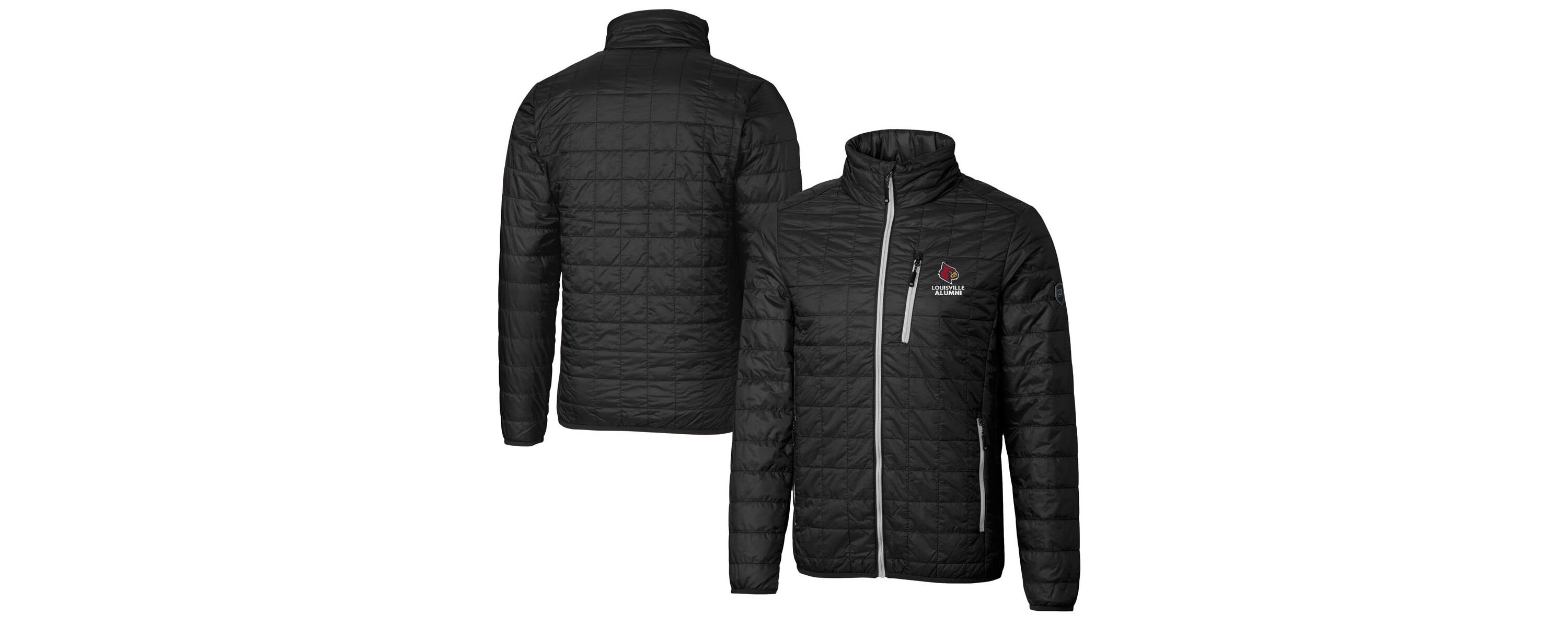 NCAA Louisville Cardinals Alumni Logo Rainier PrimaLoft Eco Insulated Full-Zip Puffer Vest