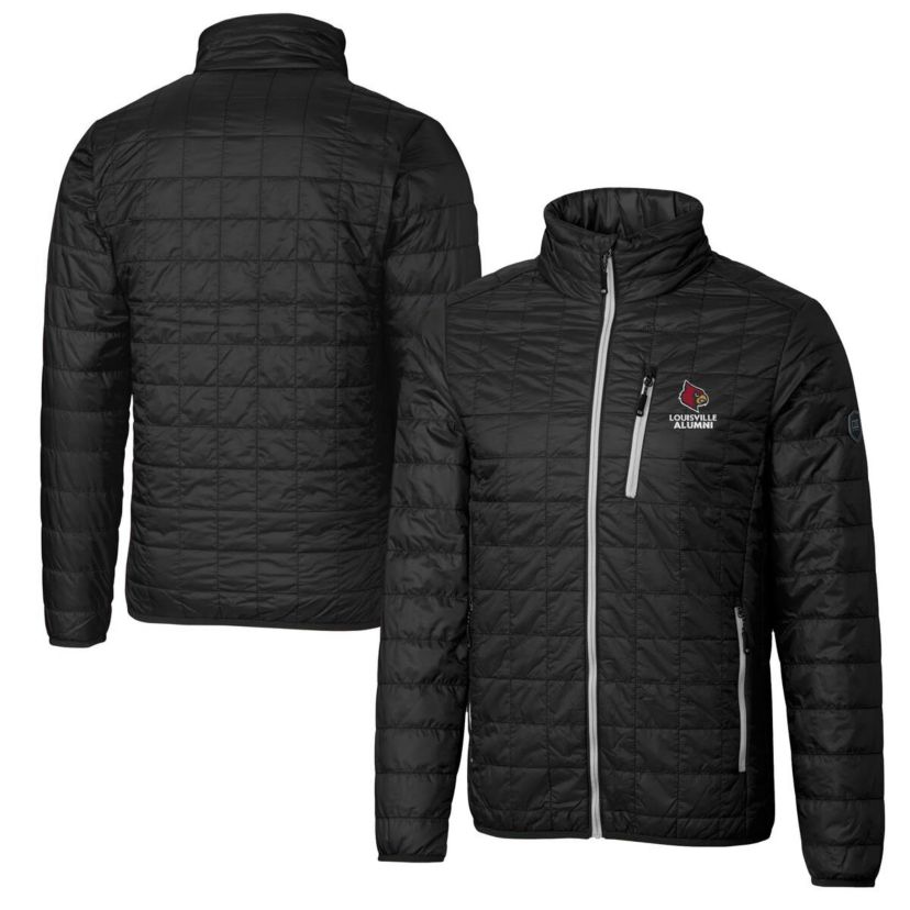 NCAA Louisville Cardinals Alumni Logo Rainier PrimaLoft Eco Insulated Full-Zip Puffer Vest