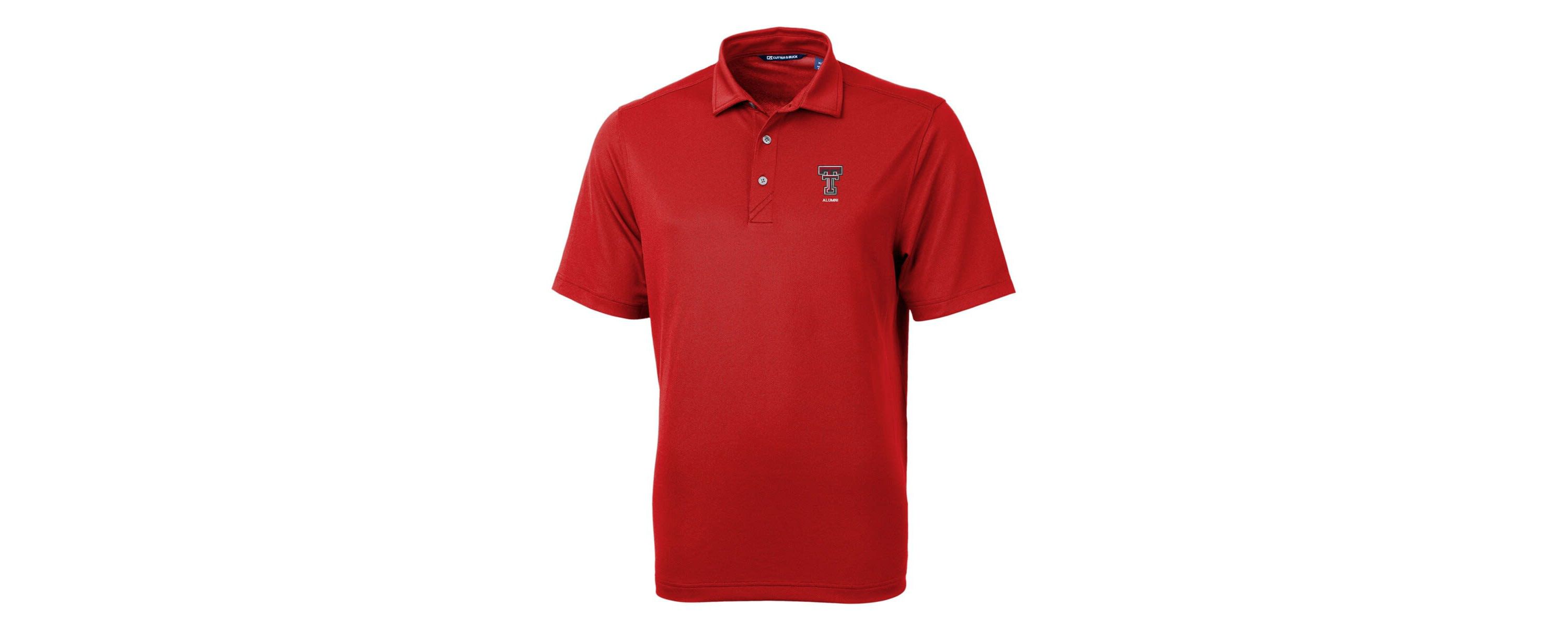 Texas Tech Red Raiders NCAA Texas Tech Raiders Alumni Logo Virtue Eco Pique Recycled Polo