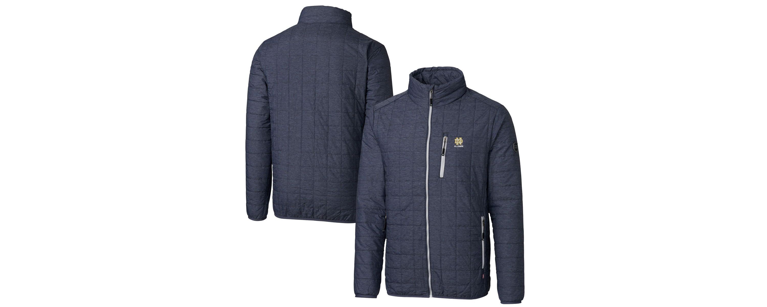 NCAA Notre Dame Fighting Irish Alumni Logo Rainier PrimaLoft Eco Insulated Full-Zip Puffer Vest