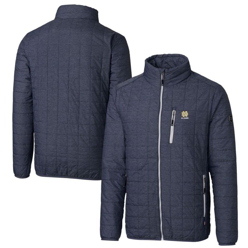 NCAA Notre Dame Fighting Irish Alumni Logo Rainier PrimaLoft Eco Insulated Full-Zip Puffer Vest