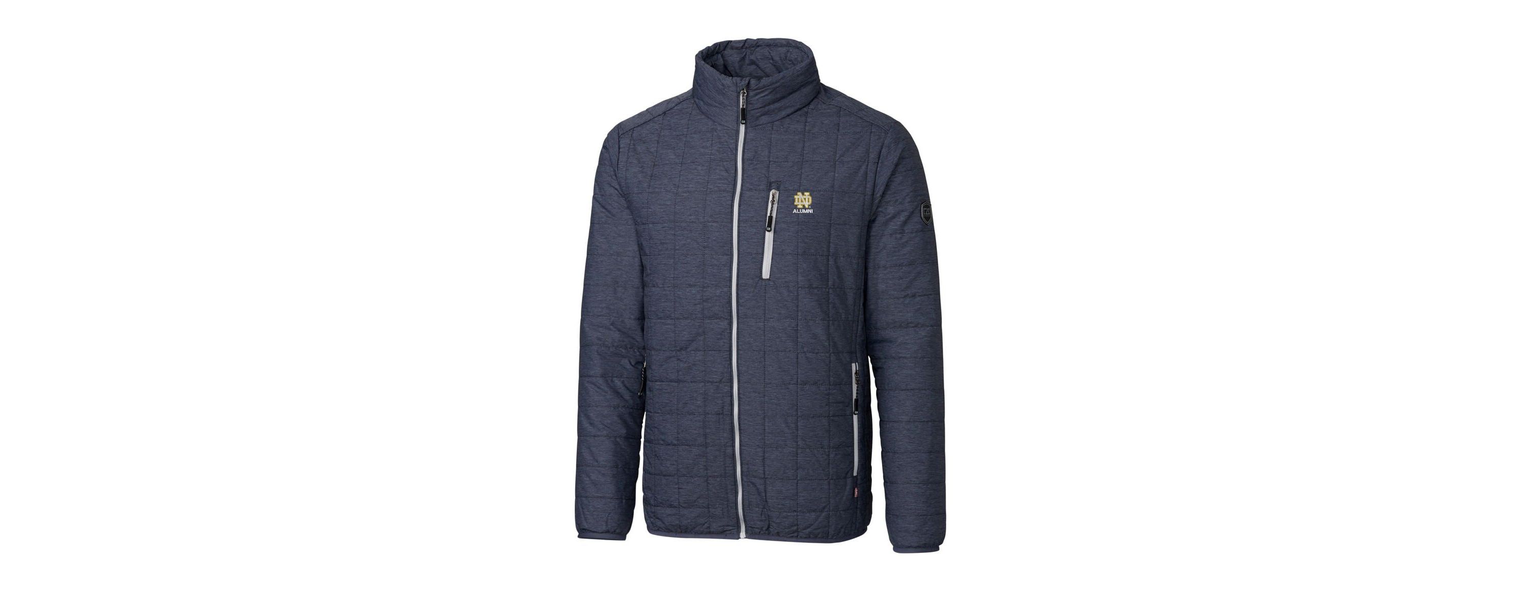 NCAA Notre Dame Fighting Irish Alumni Logo Rainier PrimaLoft Eco Insulated Full-Zip Puffer Vest