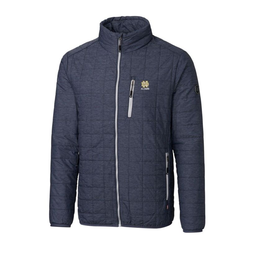 NCAA Notre Dame Fighting Irish Alumni Logo Rainier PrimaLoft Eco Insulated Full-Zip Puffer Vest