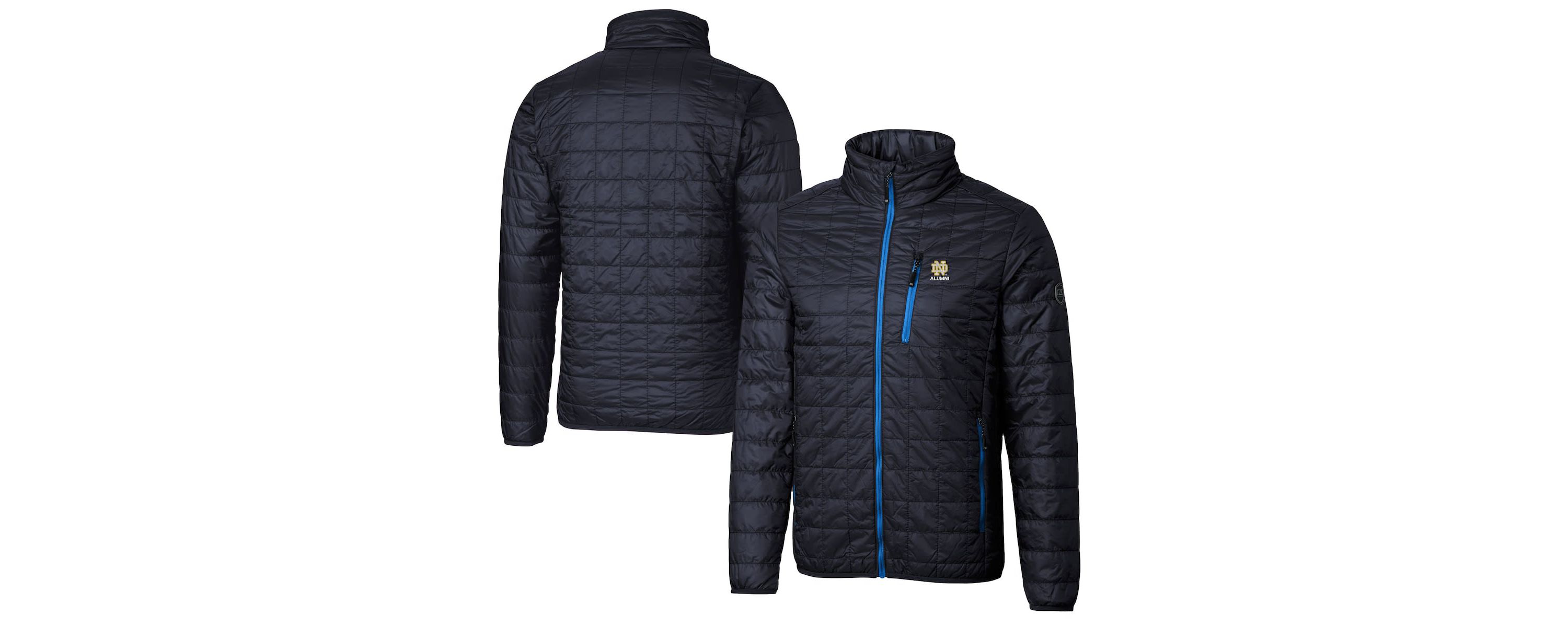 NCAA Notre Dame Fighting Irish Alumni Logo Rainier PrimaLoft Eco Insulated Full-Zip Puffer Vest