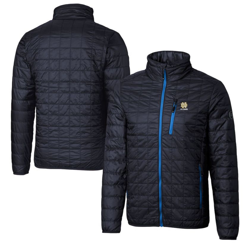 NCAA Notre Dame Fighting Irish Alumni Logo Rainier PrimaLoft Eco Insulated Full-Zip Puffer Vest