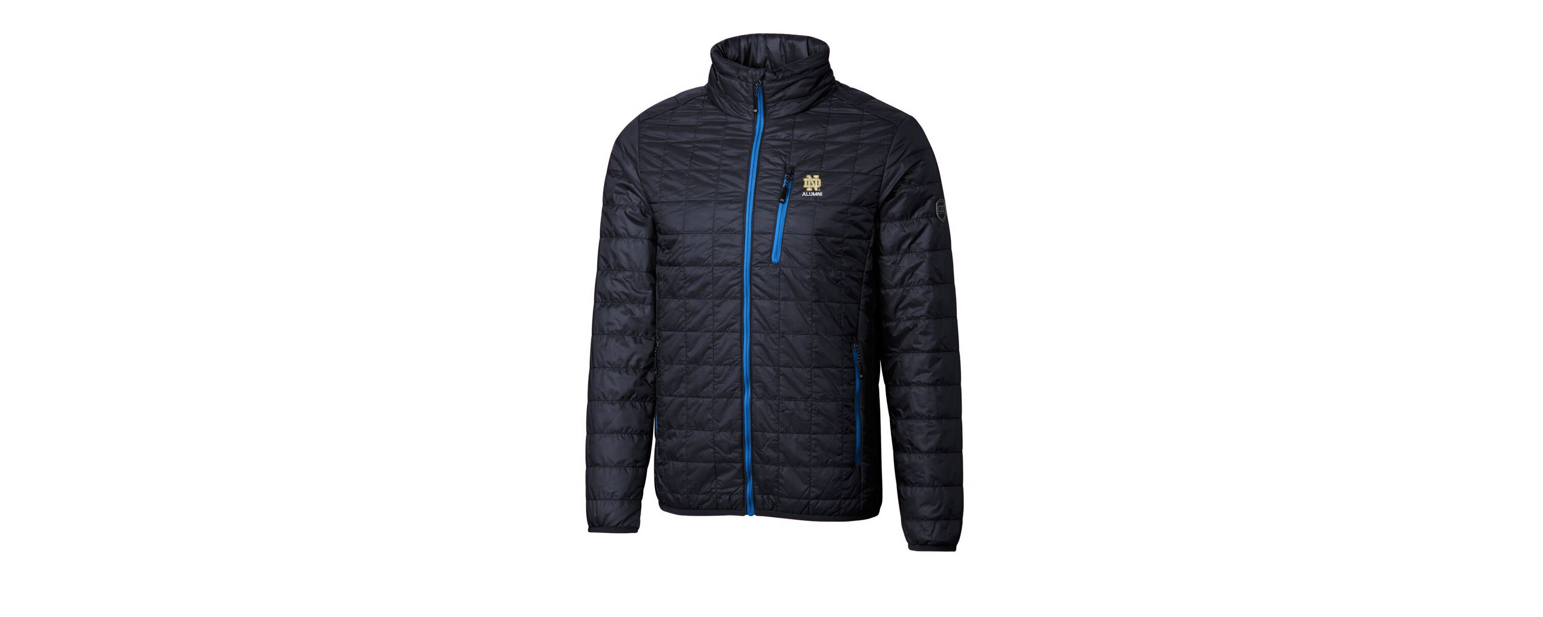 NCAA Notre Dame Fighting Irish Alumni Logo Rainier PrimaLoft Eco Insulated Full-Zip Puffer Vest