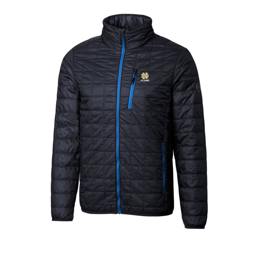 NCAA Notre Dame Fighting Irish Alumni Logo Rainier PrimaLoft Eco Insulated Full-Zip Puffer Vest