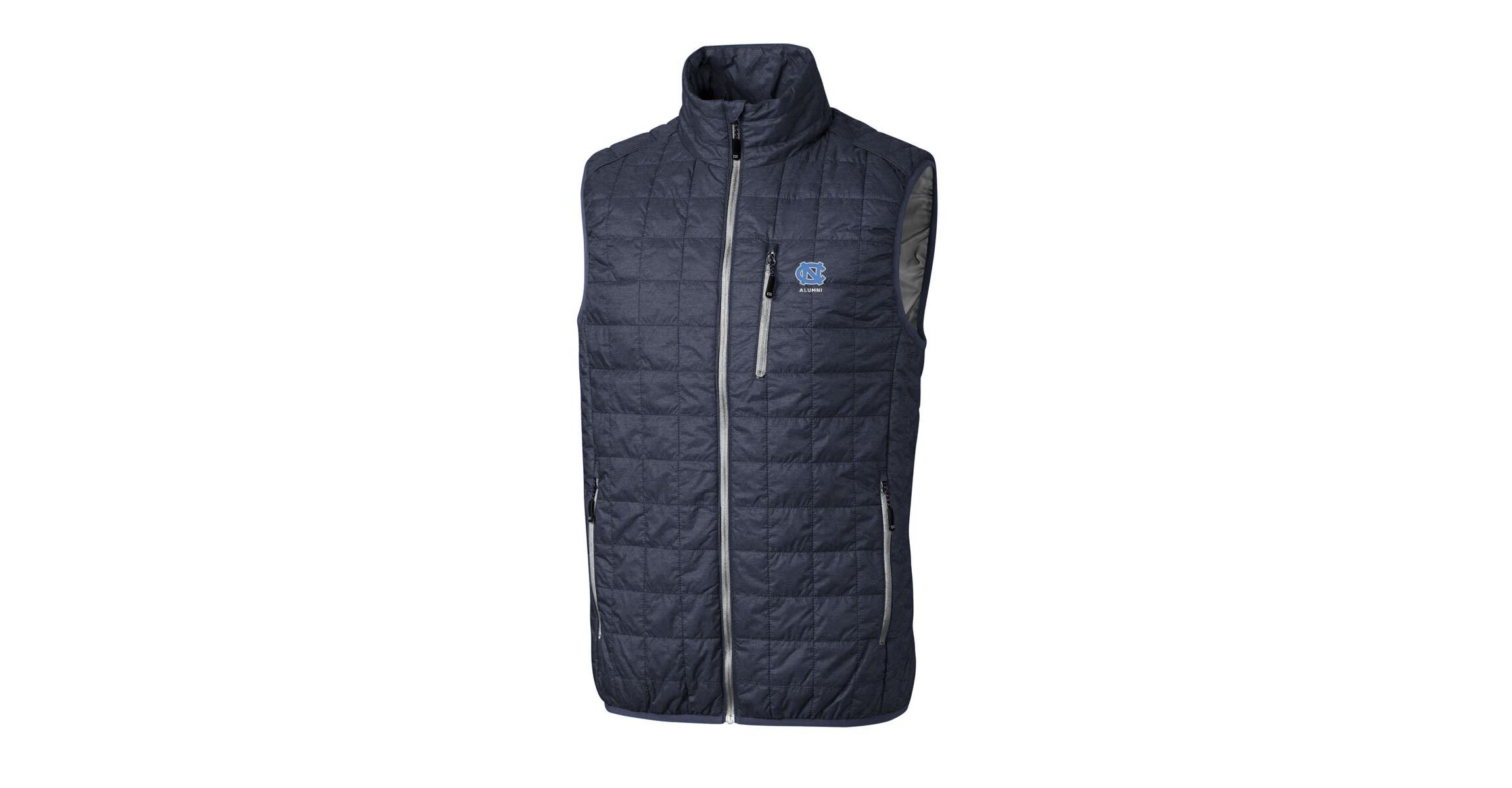 NCAA North Carolina Tar Heels Alumni Logo Rainier PrimaLoft Eco Insulated Full-Zip Puffer Vest