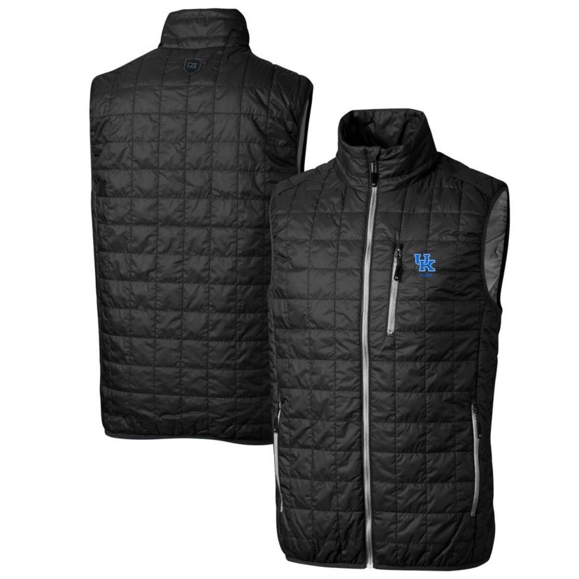 NCAA Kentucky Wildcats Alumni Logo Rainier PrimaLoft Eco Insulated Full-Zip Puffer Vest