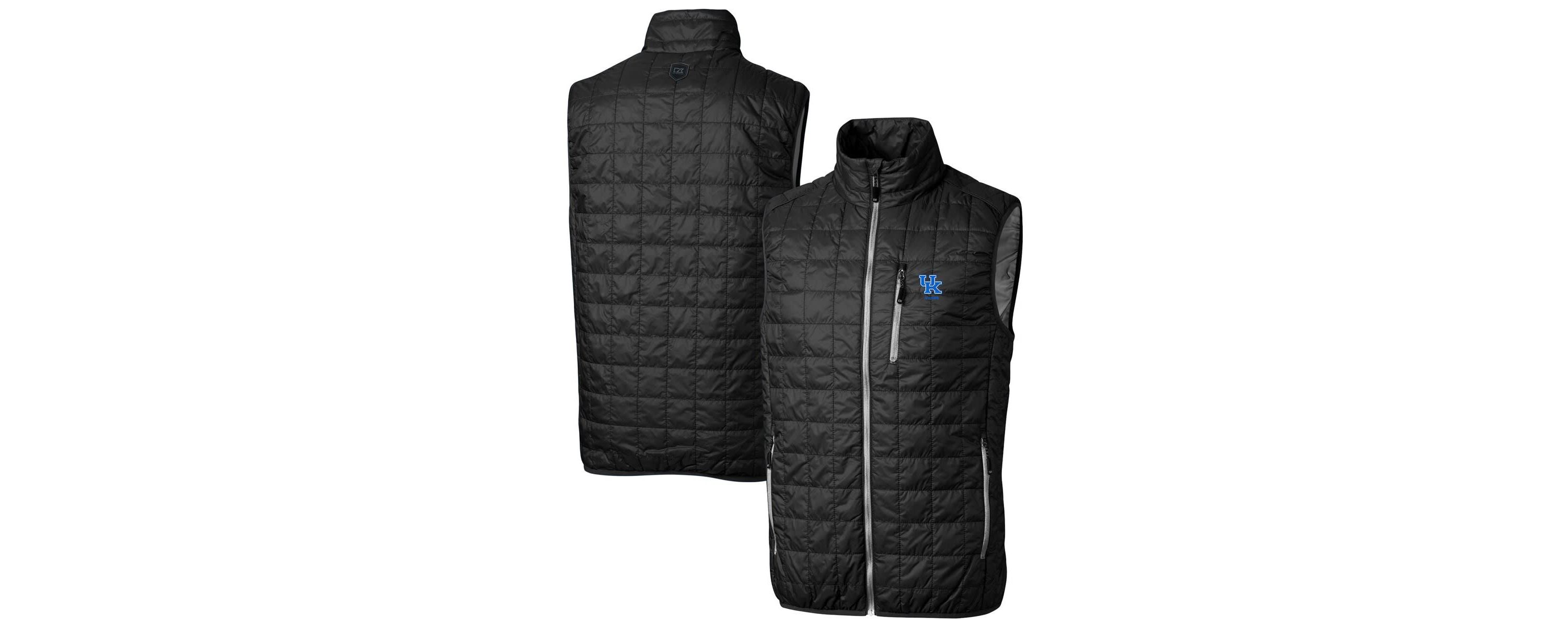 NCAA Kentucky Wildcats Alumni Logo Rainier PrimaLoft Eco Insulated Full-Zip Puffer Vest