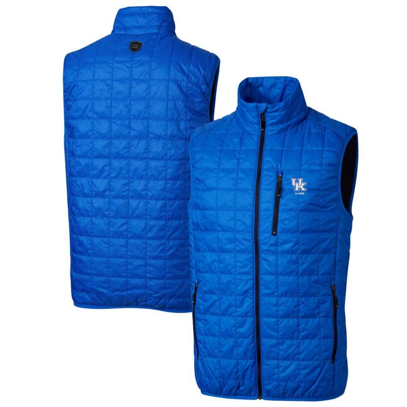 NCAA Kentucky Wildcats Alumni Logo Rainier PrimaLoft Eco Insulated Full-Zip Puffer Vest