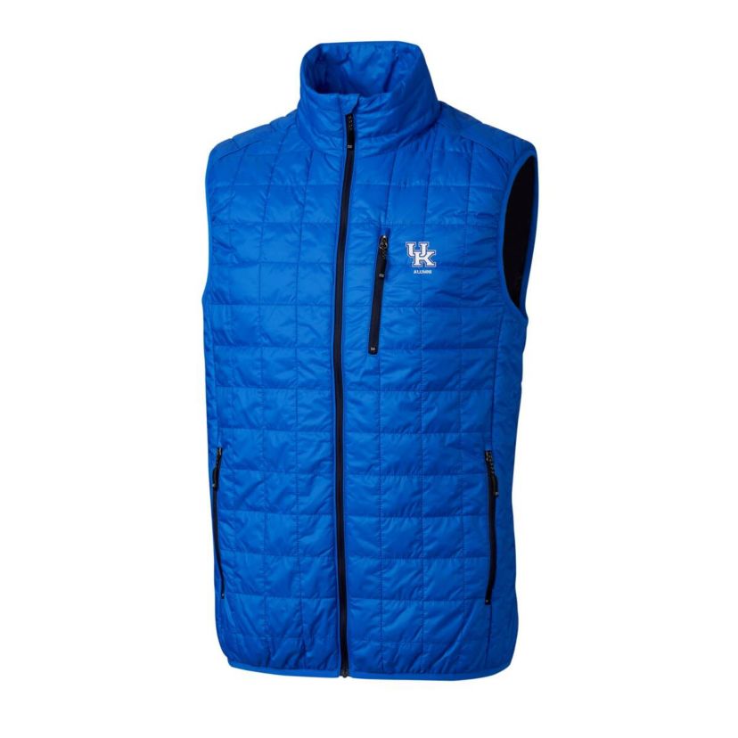 NCAA Kentucky Wildcats Alumni Logo Rainier PrimaLoft Eco Insulated Full-Zip Puffer Vest