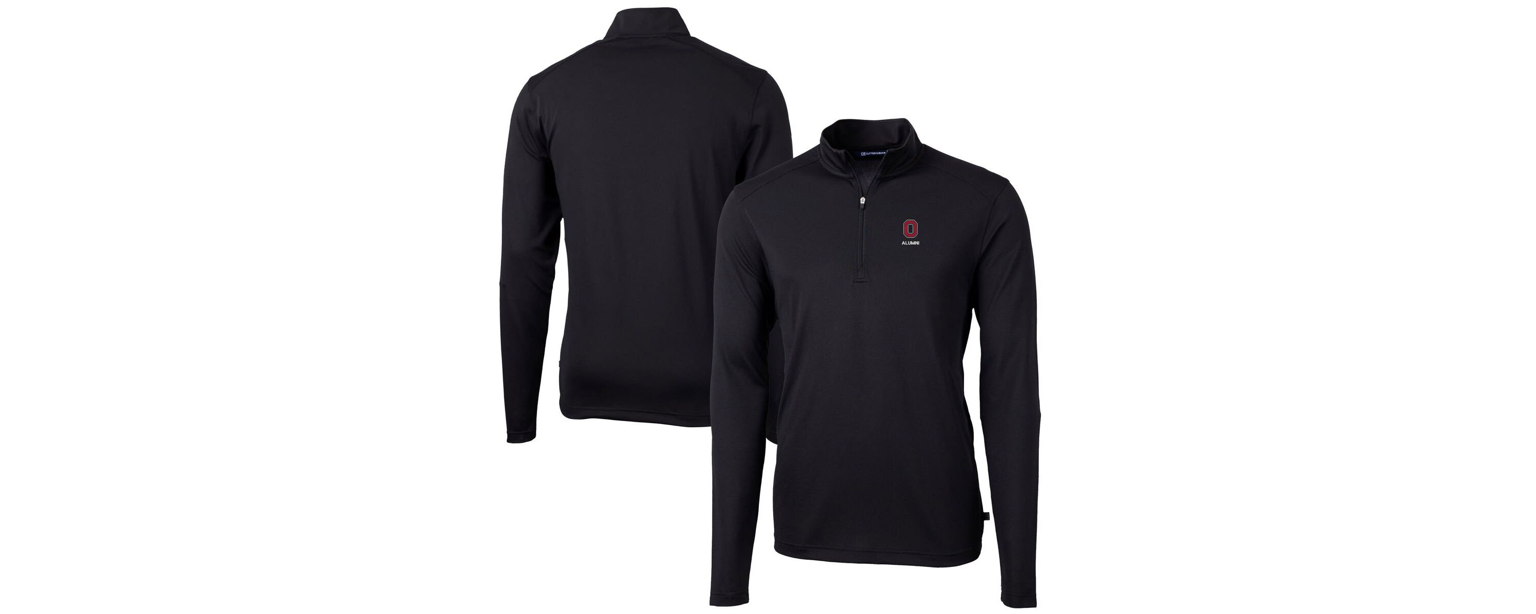 NCAA Ohio State Buckeyes Alumni Logo Virtue Eco Pique Recycled Quarter-Zip Pullover Top