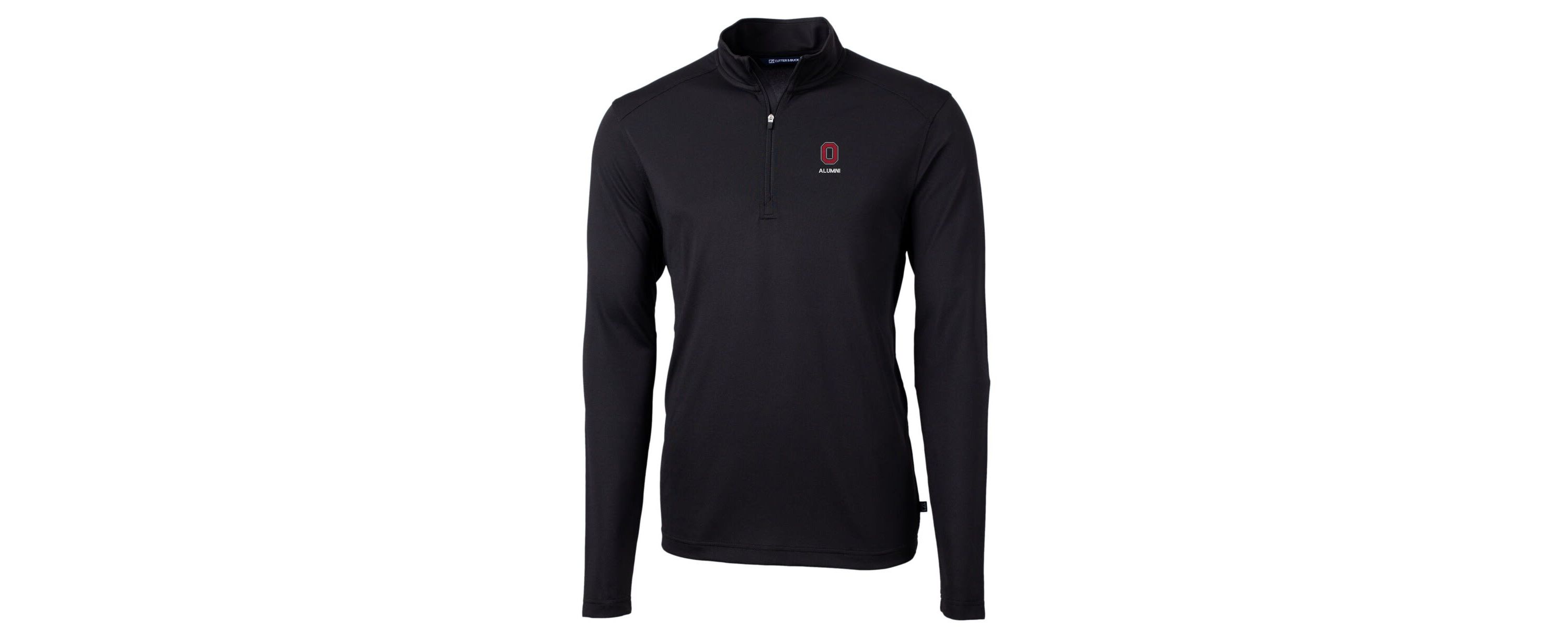 NCAA Ohio State Buckeyes Alumni Logo Virtue Eco Pique Recycled Quarter-Zip Pullover Top